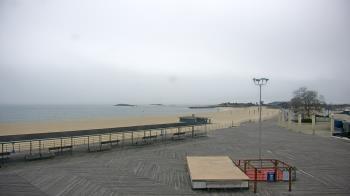 Weather camera view of Ocean Beach Park.