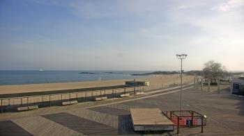 Weather camera view of Ocean Beach Park.