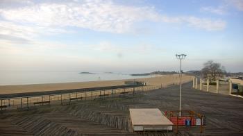 Weather camera view of Ocean Beach Park.