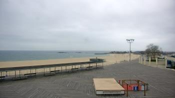 Weather camera view of Ocean Beach Park.