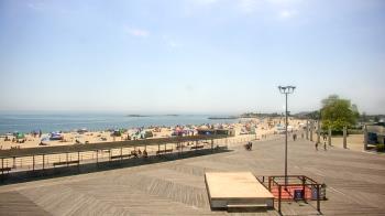 Weather camera view of Ocean Beach Park.