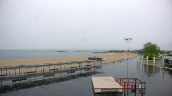 Weather camera view of Ocean Beach Park.