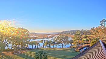 Weather camera view of Callawassie Island Club.