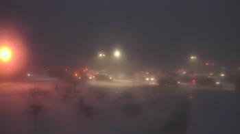 Weather camera view of Owosso High School.