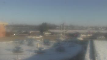 Weather camera view of Owosso High School.