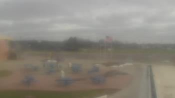 Weather camera view of Owosso High School.