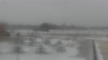 Weather camera view of Owosso High School.