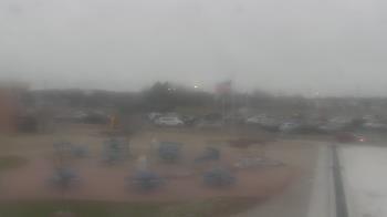 Weather camera view of Owosso High School.