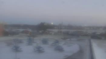 Weather camera view of Owosso High School.