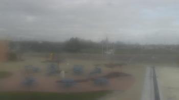 Weather camera view of Owosso High School.