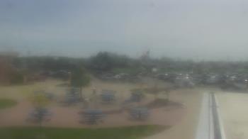 Weather camera view of Owosso High School.