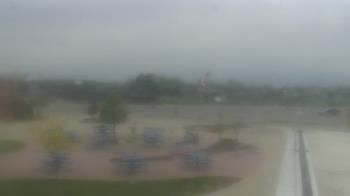 Weather camera view of Owosso High School.