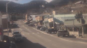 Weather camera view of Overland Hotel.