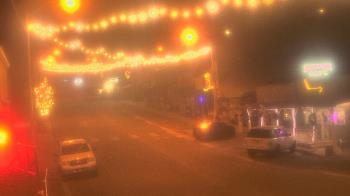 Weather camera view of Overland Hotel.