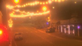 Weather camera view of Overland Hotel.