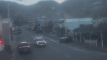 Weather camera view of Overland Hotel.