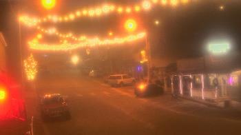 Weather camera view of Overland Hotel.