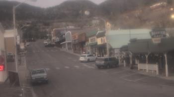 Weather camera view of Overland Hotel.