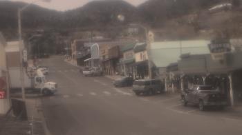 Weather camera view of Overland Hotel.
