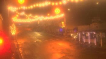 Weather camera view of Overland Hotel.