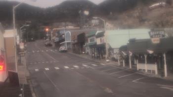 Weather camera view of Overland Hotel.