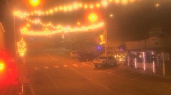 Weather camera view of Overland Hotel.