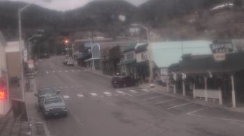 Weather camera view of Overland Hotel.