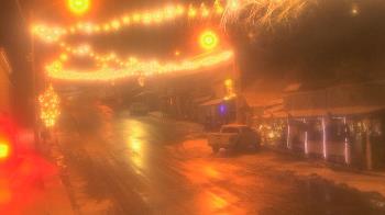 Weather camera view of Overland Hotel.