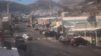 Weather camera view of Overland Hotel.