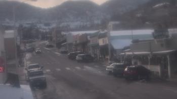 Weather camera view of Overland Hotel.