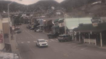 Weather camera view of Overland Hotel.