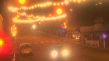 Weather camera view of Overland Hotel.