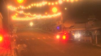 Weather camera view of Overland Hotel.