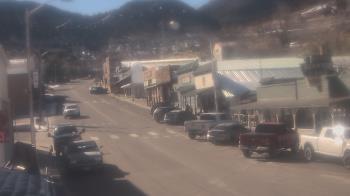 Weather camera view of Overland Hotel.