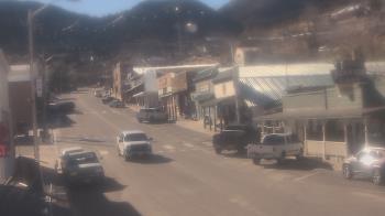 Weather camera view of Overland Hotel.