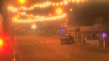 Weather camera view of Overland Hotel.