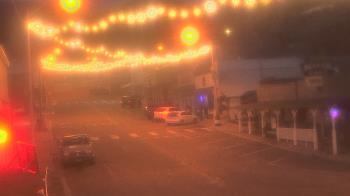 Weather camera view of Overland Hotel.