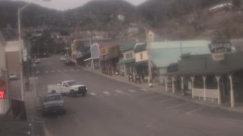 Weather camera view of Overland Hotel.