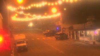 Weather camera view of Overland Hotel.