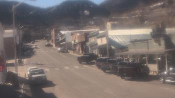 Weather camera view of Overland Hotel.