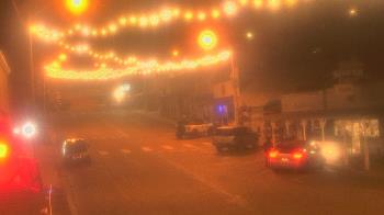 Weather camera view of Overland Hotel.