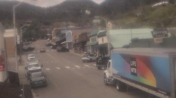 Weather camera view of Overland Hotel.