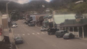 Weather camera view of Overland Hotel.
