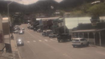 Weather camera view of Overland Hotel.