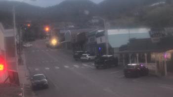 Weather camera view of Overland Hotel.