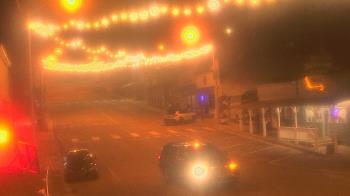 Weather camera view of Overland Hotel.