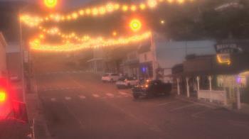 Weather camera view of Overland Hotel.