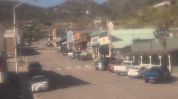 Weather camera view of Overland Hotel.