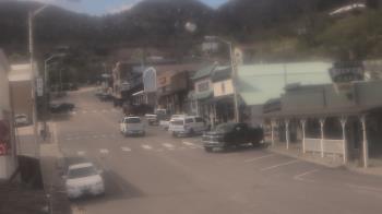 Weather camera view of Overland Hotel.