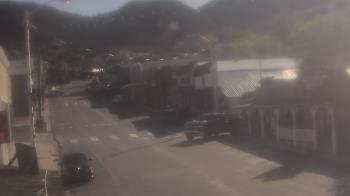 Weather camera view of Overland Hotel.